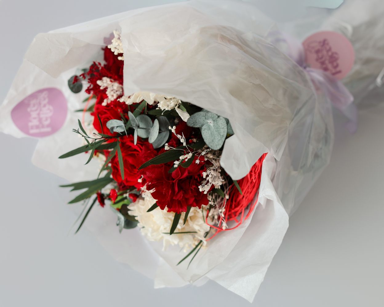 Bouquet de Flores Preservadas y Secas VALENTINO ROUGE - Imagen 4