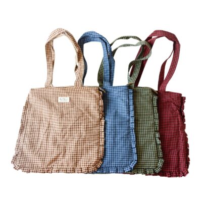 TOTE LÉONIE – Bolso Acolchado de Cuadros