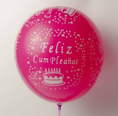 Globo FELIZ CUMPLEAÑOS de Látex